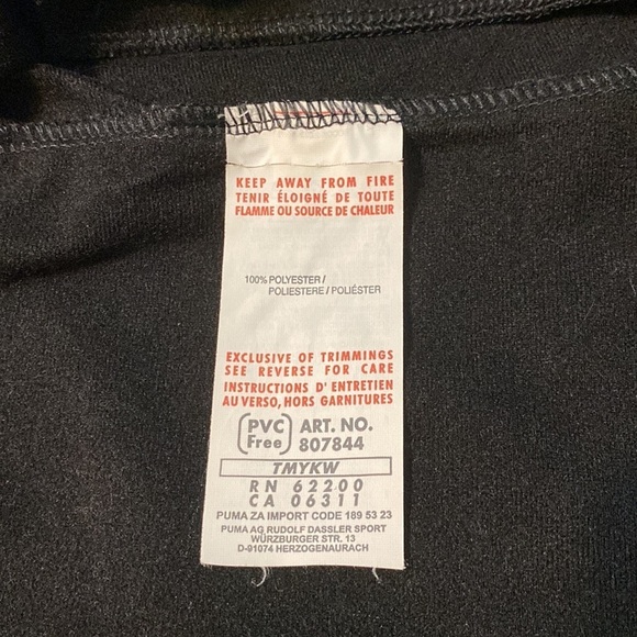 Puma Zip Up Track Jacket - Size Medium - Picture 4 of 13